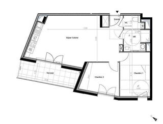  Appartement à vendre 3 pièces 64 m²