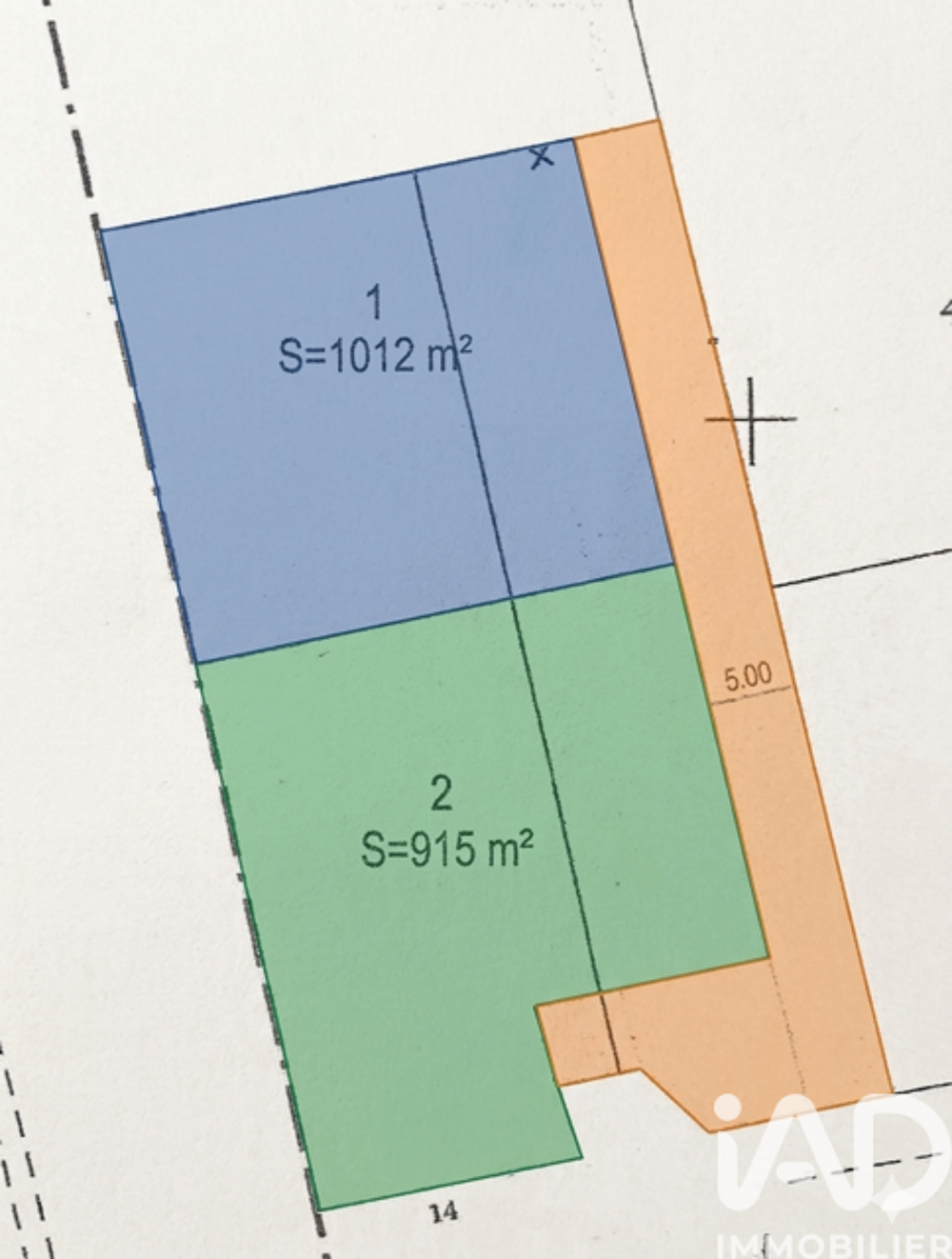 Vente Terrain Vente Terrain 1 915 m&sup2; Avignon