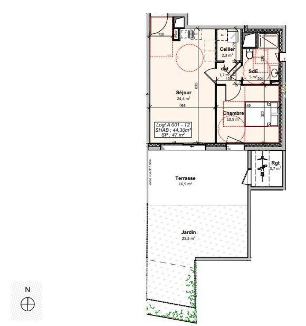 Vente Appartement 2 pièces
