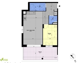  Appartement à vendre 2 pièces 51 m²