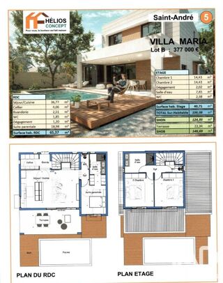  Maison à vendre 4 pièces 125 m²