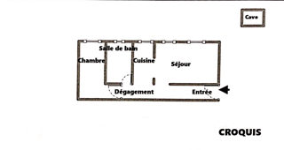  Appartement à louer 2 pièces 39 m²