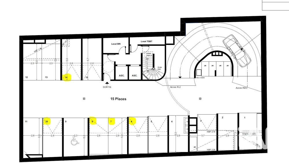 vente Parking / Garage - 14 m² Nice (06000)