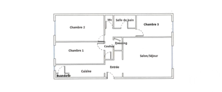  Appartement à vendre 4 pièces 89 m²