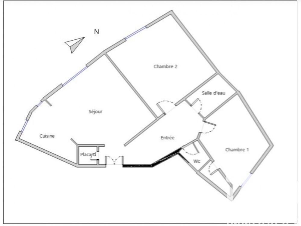 vente Appartement - 3 pièce(s) - 54 m² Boulogne-Billancourt (92100)