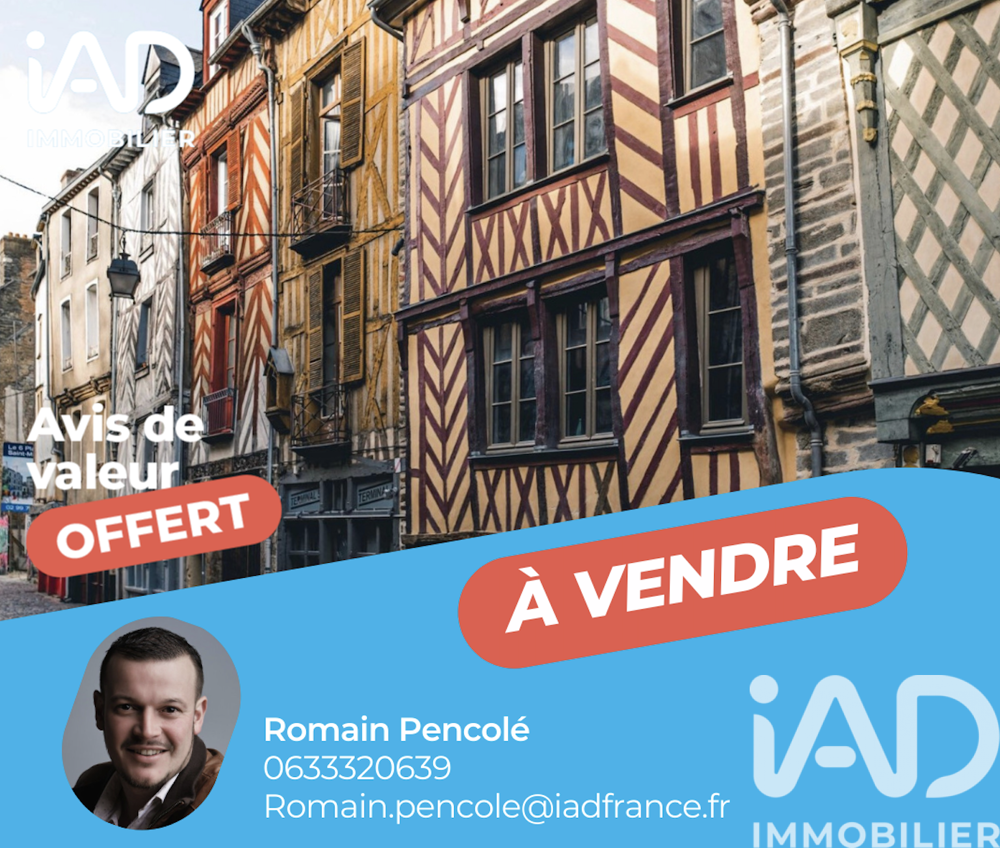 vente Appartement - 2 pièce(s) - 33 m² Rennes (35000)