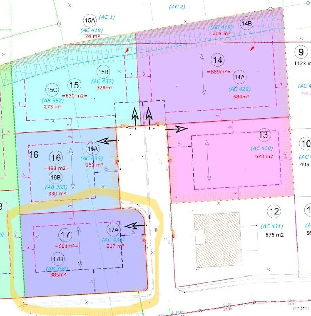 Vente Terrain Vente Terrain à bâtir 602 m&sup2; Neuvilly