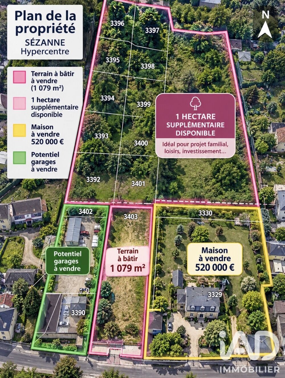 Vente Terrain Vente Terrain 10 057 m&sup2; Sézanne