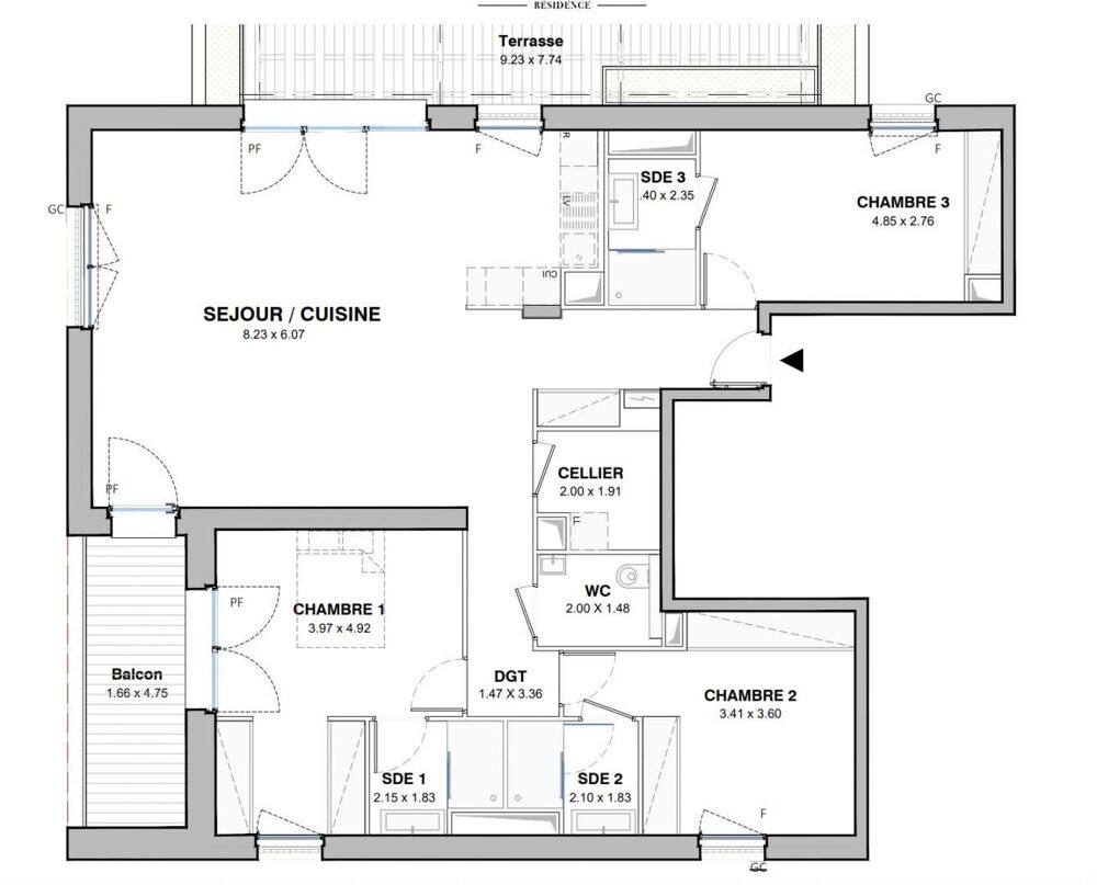 Vente Appartement Vente Appartement 4 pièces Montpellier