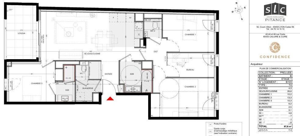 à vendre  Appartement Caluire-et-Cuire (69300)