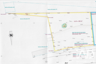 Vente Terrain Vente Terrain à bâtir 608 m&sup2; Saint-denis-lanneray