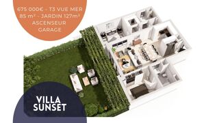  Appartement à vendre 3 pièces 85 m²