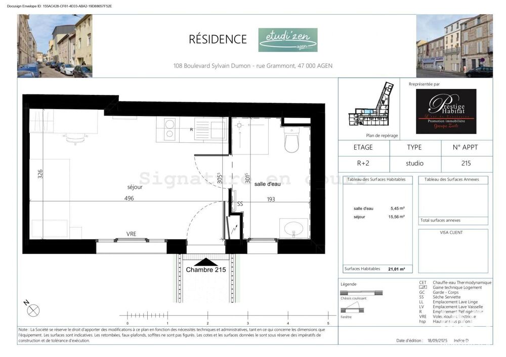 Vente Appartement 1 pièce