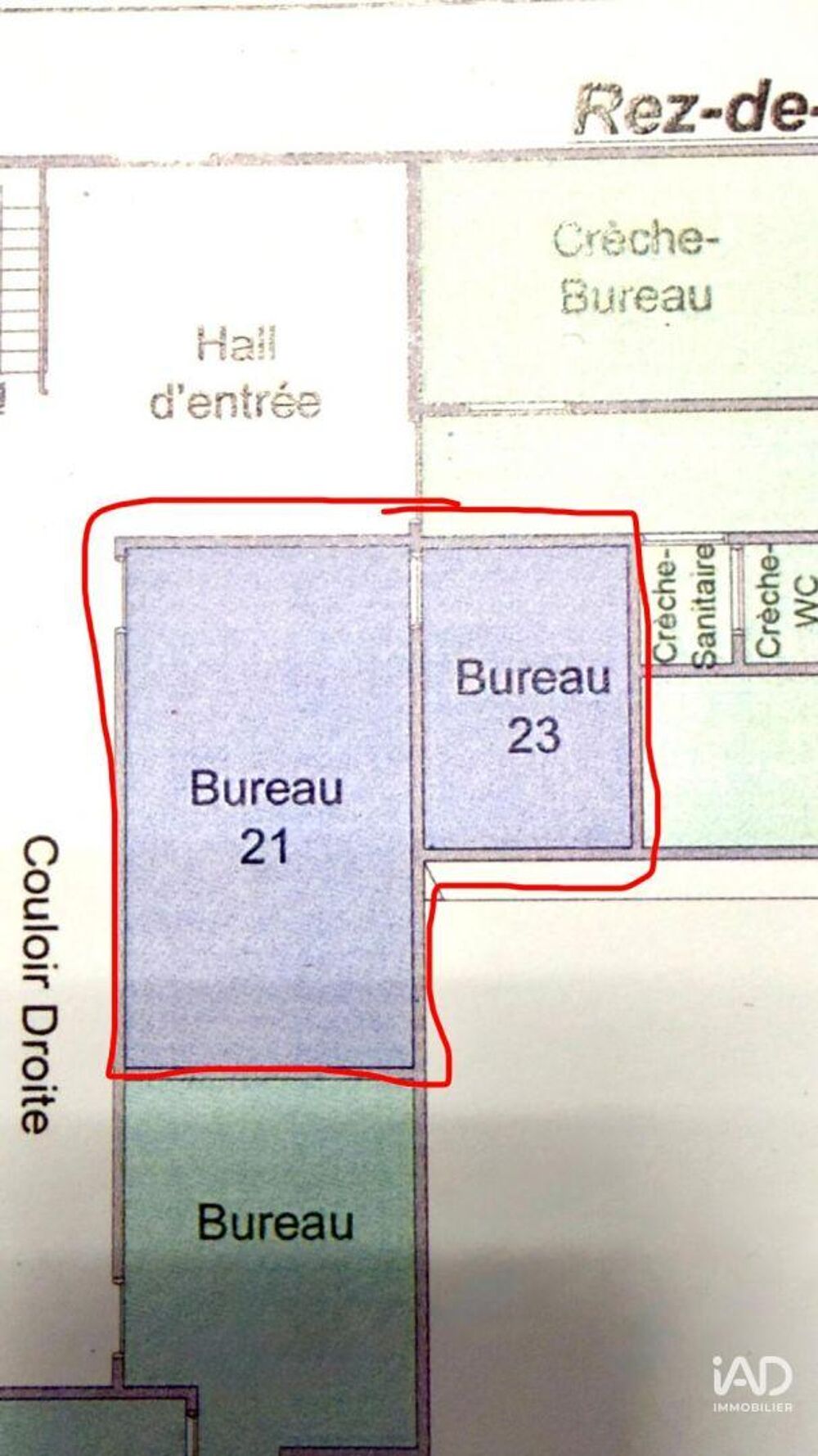   Location Local d'activités 62 m&sup2; 