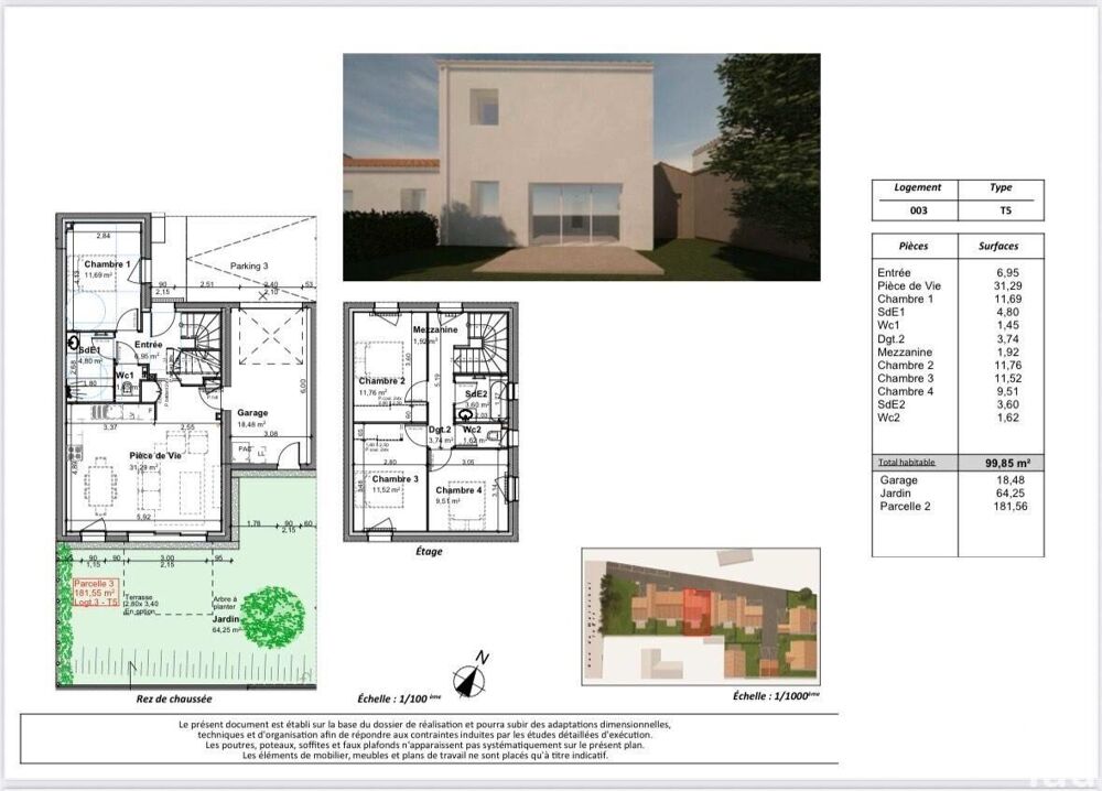 Vente Maison/villa 5 pièces
