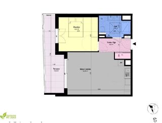  Appartement à vendre 2 pièces 42 m²