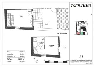  Appartement à louer 2 pièces 37 m²