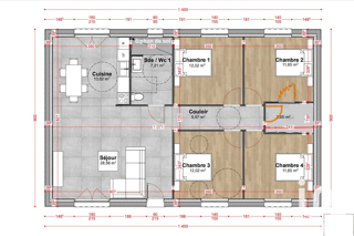  Maison à vendre 5 pièces 105 m²