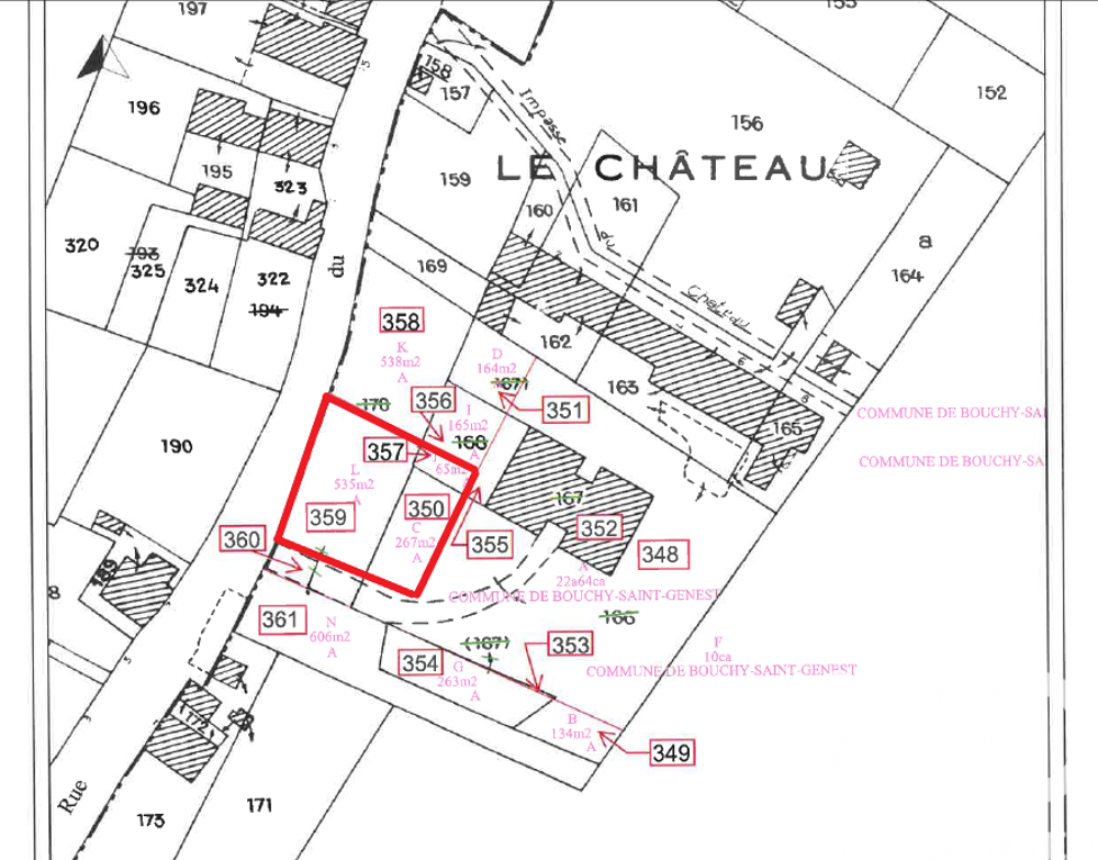 Vente Terrain Vente Terrain à bâtir 867 m&sup2; Bouchy saint genest