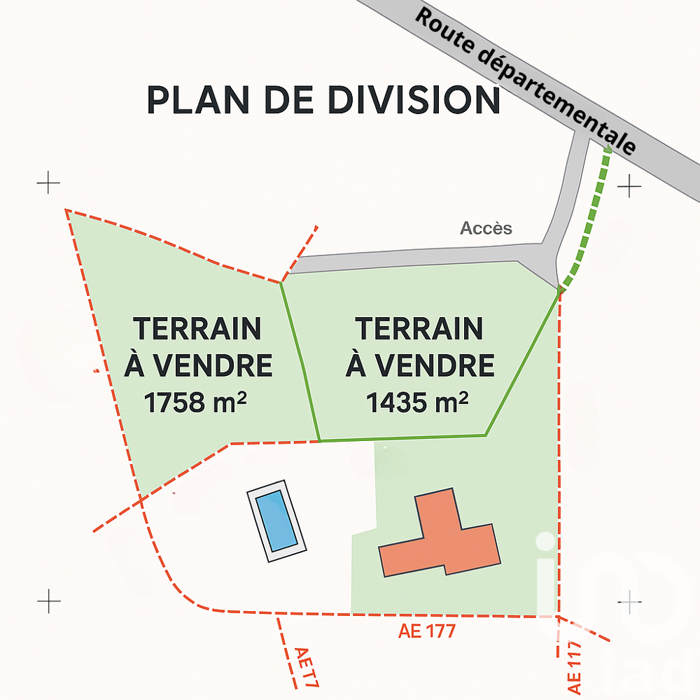Vente Terrain Vente Terrain 3 193 m&sup2; Crêts en belledonne