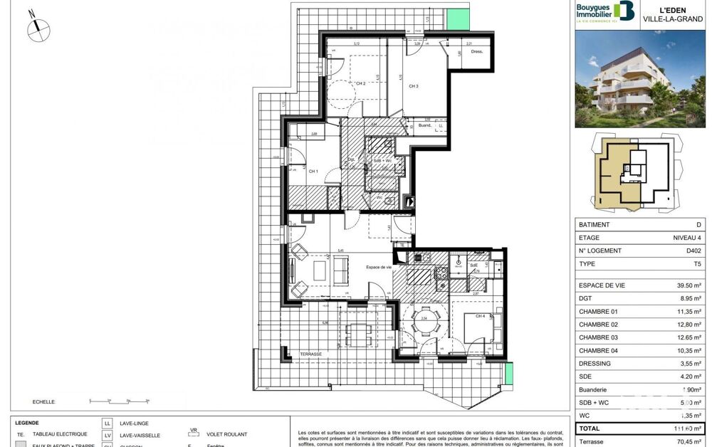 Vente Appartement 5 pièces