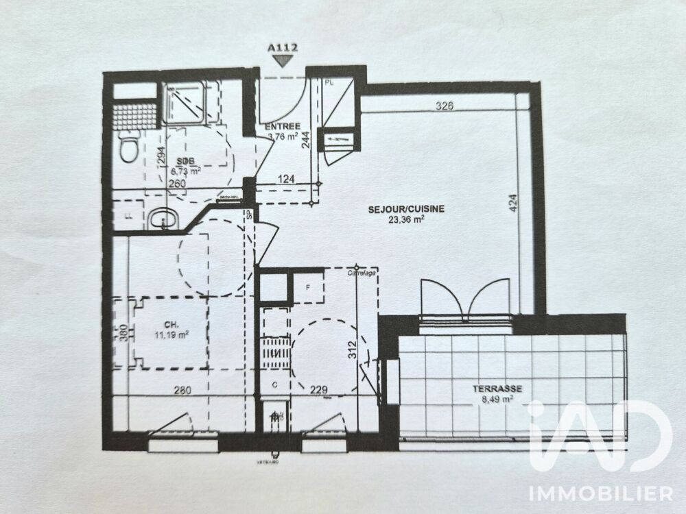 Vente Appartement 2 pièces