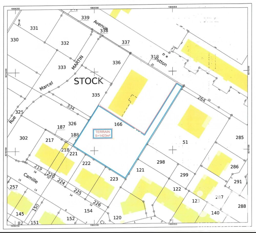 Vente Terrain Vente Terrain à bâtir 1 423 m&sup2; Folschviller