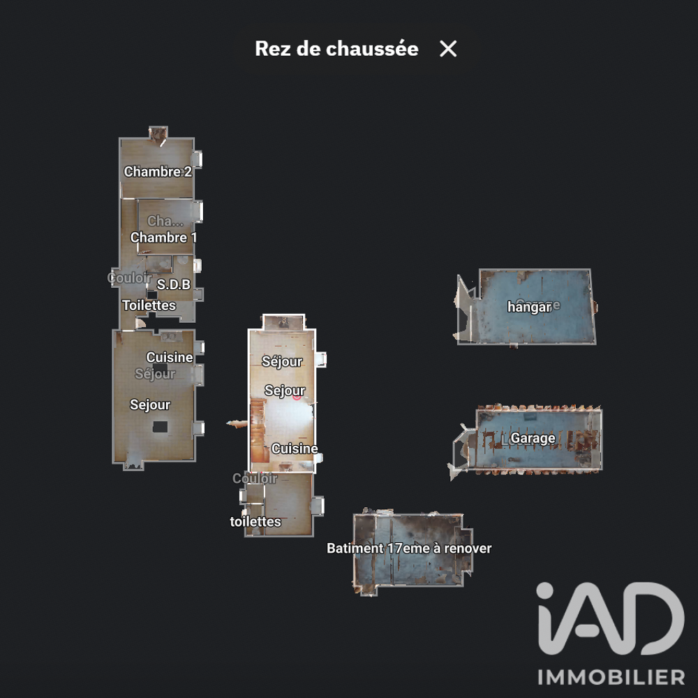 vente Maison - 7 pièce(s) - 126 m² Guiler-sur-Goyen (29710)