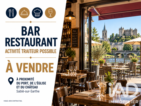 Vente Restaurant 79 m&sup2; 109600 72300 Sablé-sur-sarthe