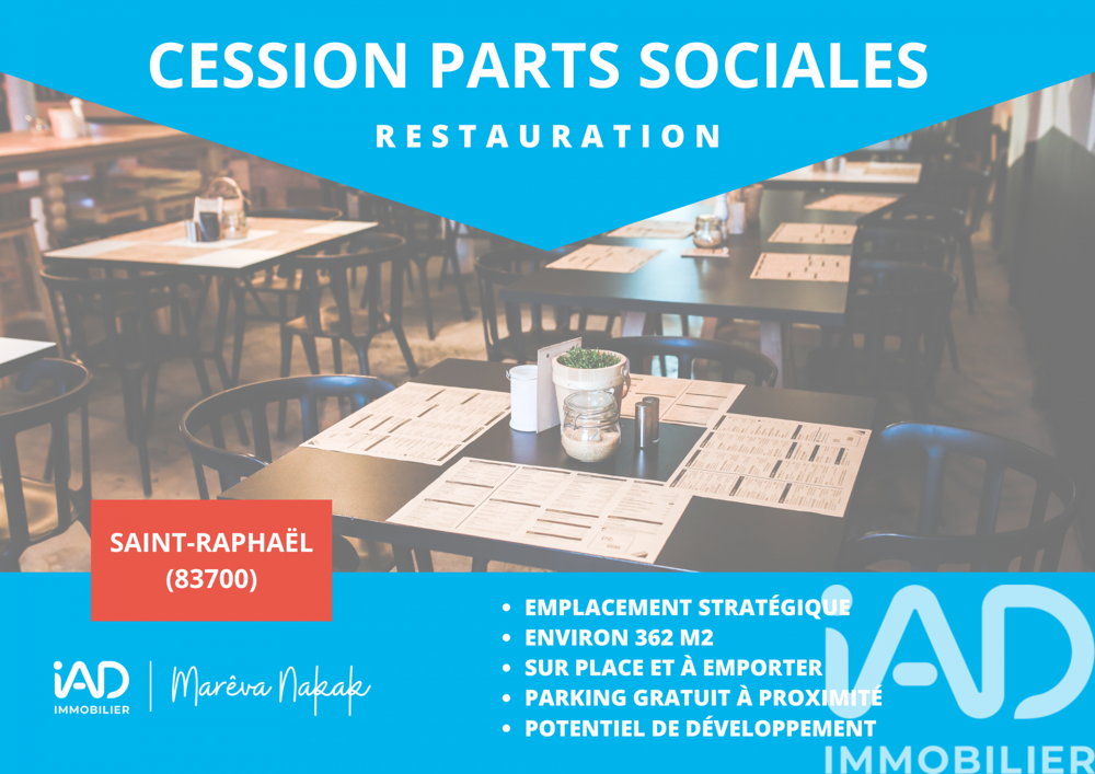   Vente Restaurant 362 m&sup2; 