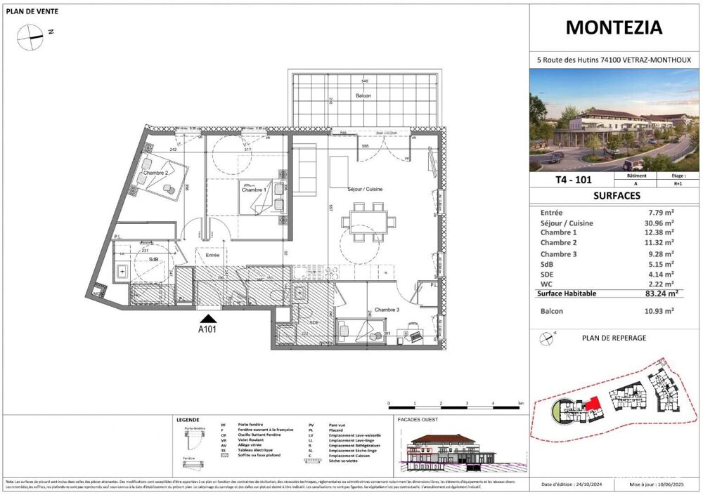 Vente Appartement 4 pièces