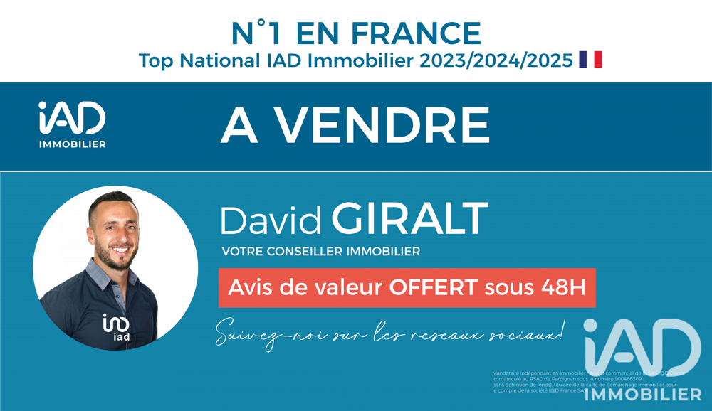 Vente Terrain Vente Terrain 334 m&sup2; Latour-bas-elne