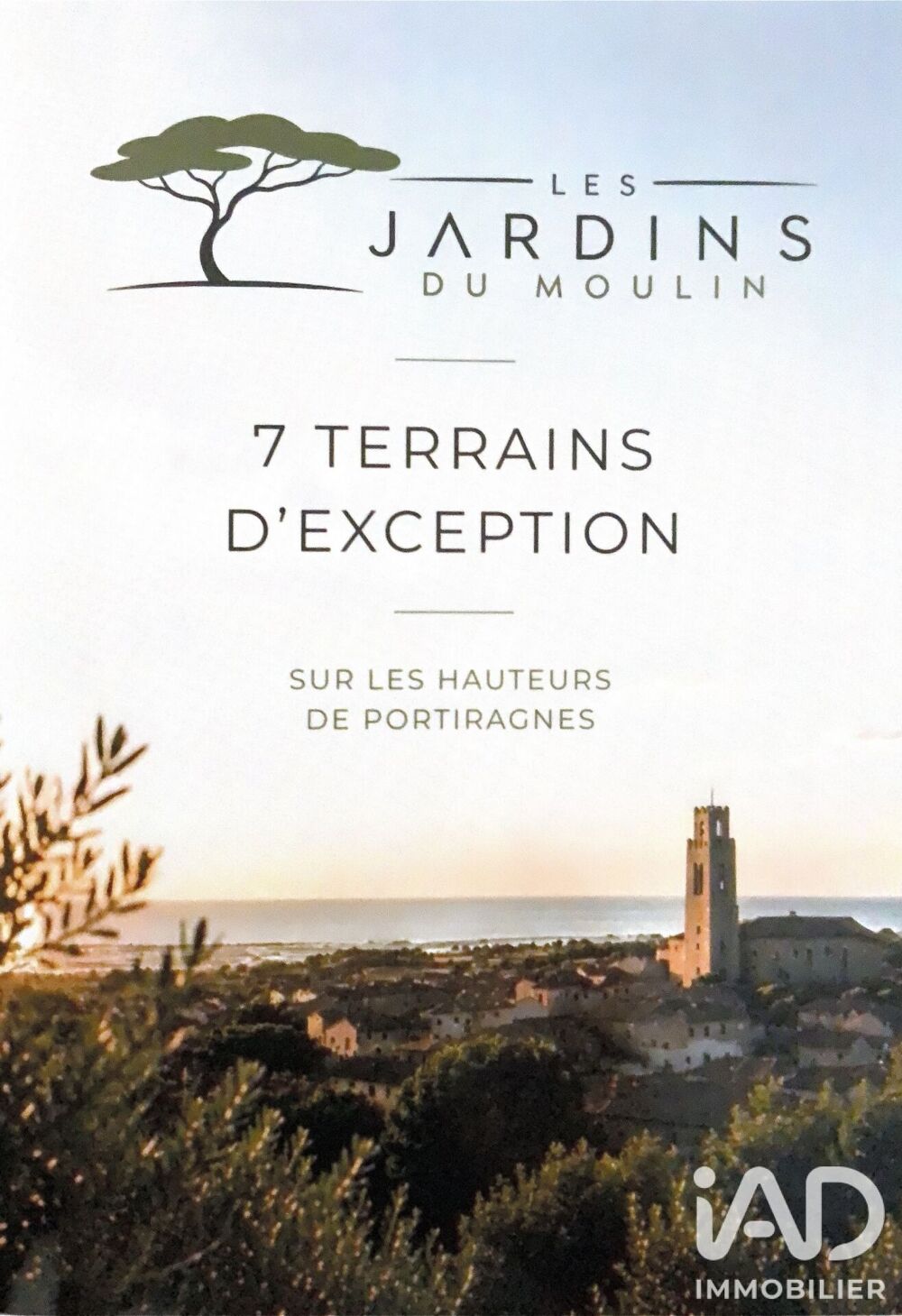 Vente Terrain Vente Terrain à bâtir 524 m&sup2; Portiragnes