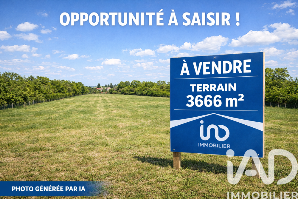 Vente Terrain Vente Terrain 3 666 m&sup2; Bouillancourt-la-bataille