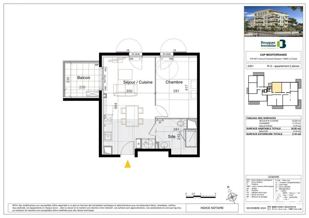 Vente Appartement 2 pièces