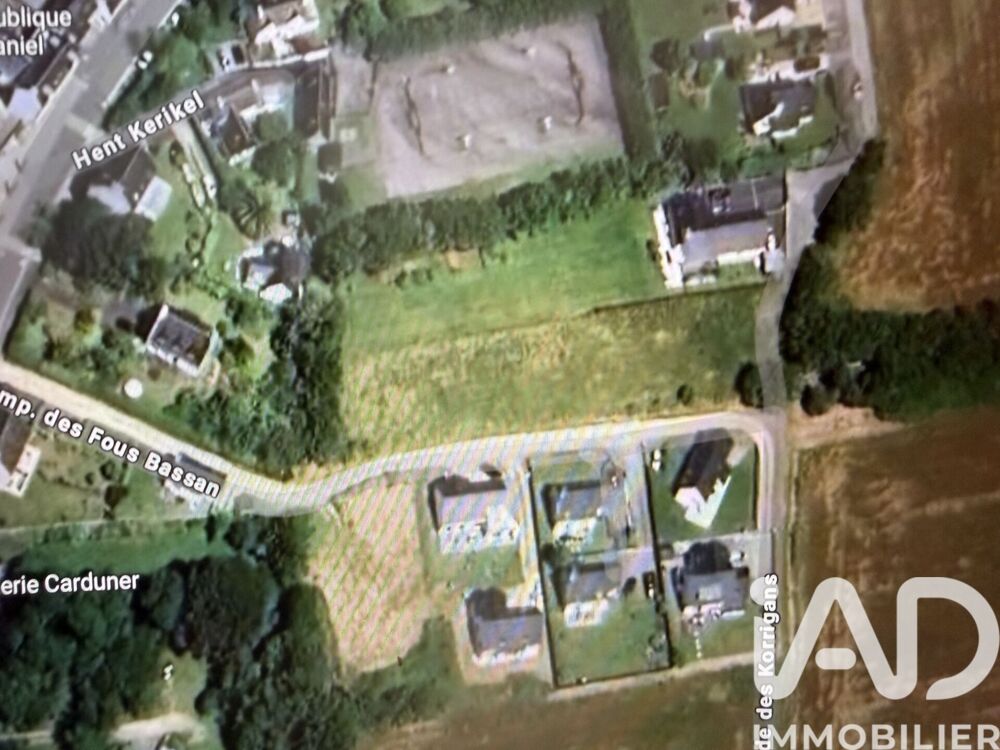 Vente Terrain Vente Terrain à bâtir 728 m&sup2; Trégunc