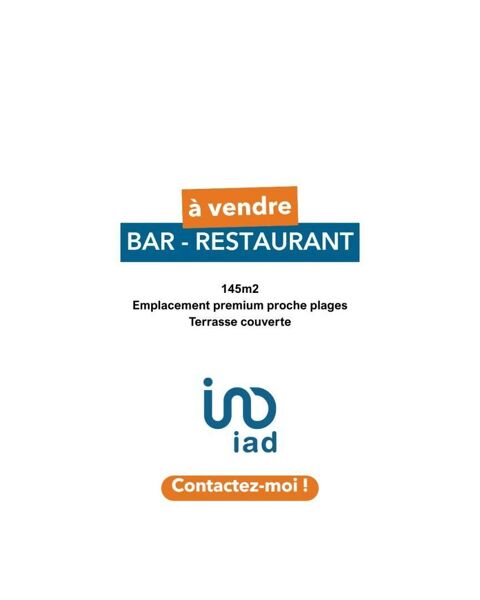 Vente Restaurant 86 m&sup2; 218000 40130 Capbreton