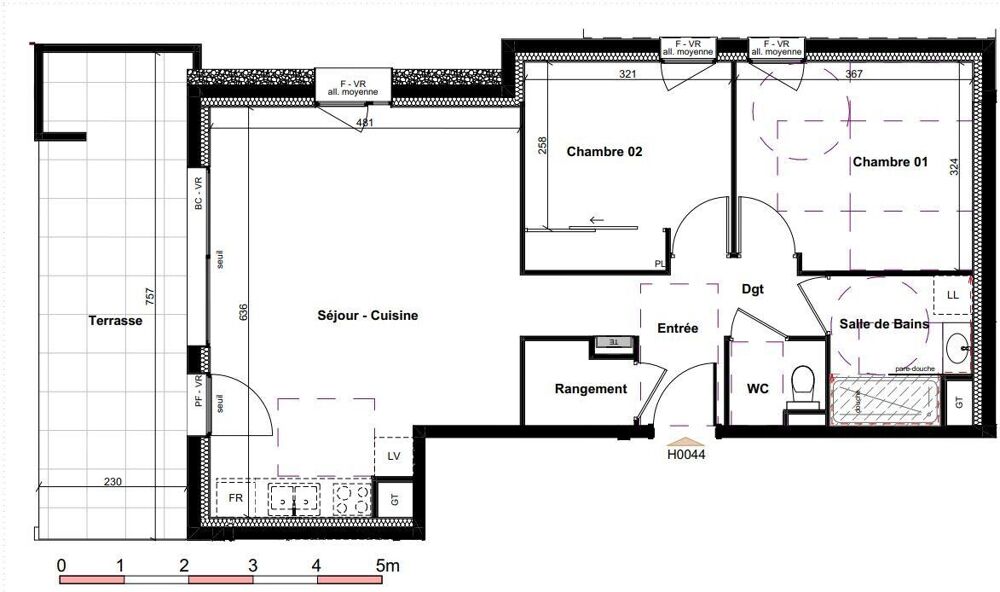 Vente Appartement 3 pièces