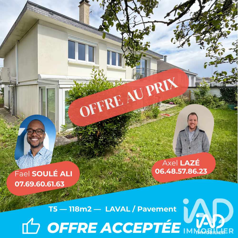 Vente Maison/villa 5 pièces