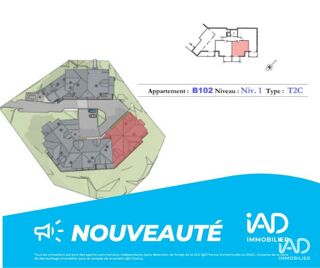  Appartement � vendre 2 pi�ces 45 m�