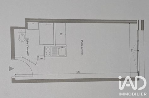  Appartement à vendre 1 pièce 20 m²