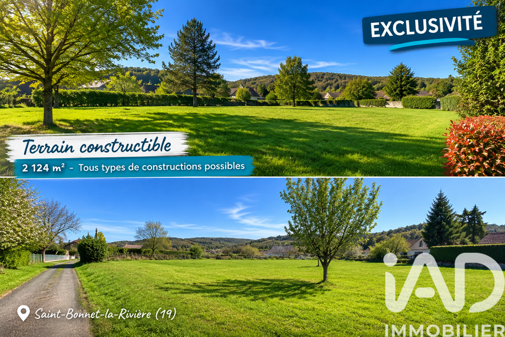 Vente Terrain Vente Terrain 2 124 m&sup2; Saint bonnet la riviere