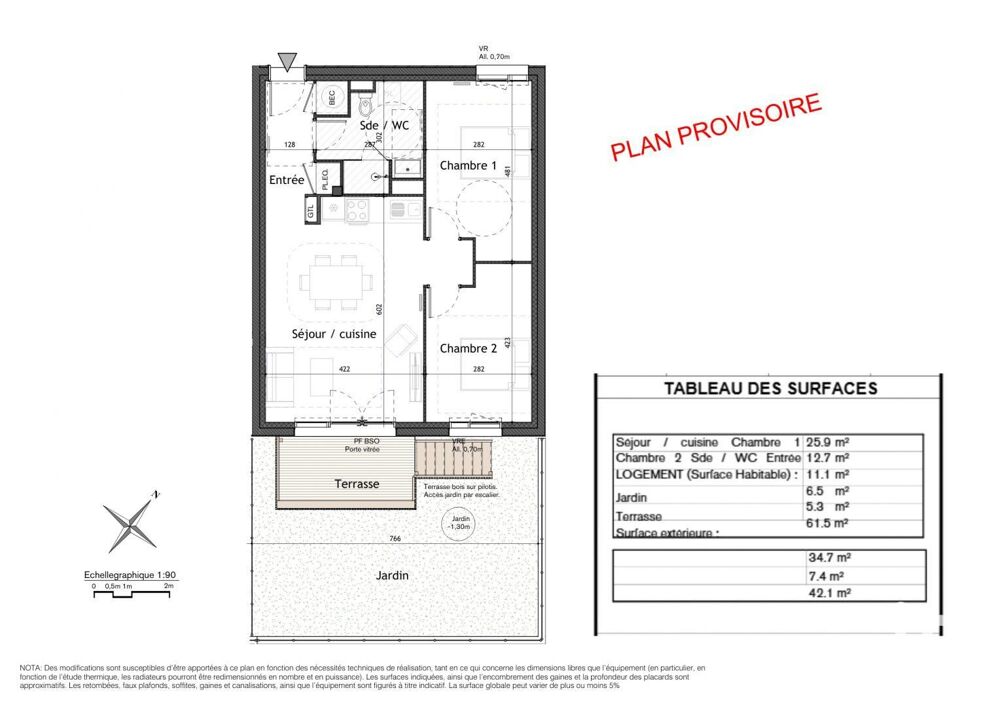 Vente Appartement 3 pièces