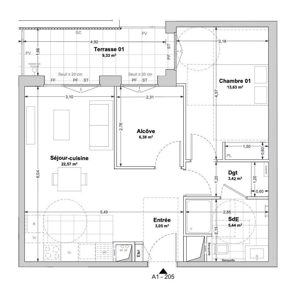 Vente Appartement Vente Appartement 2 pièces La rochelle