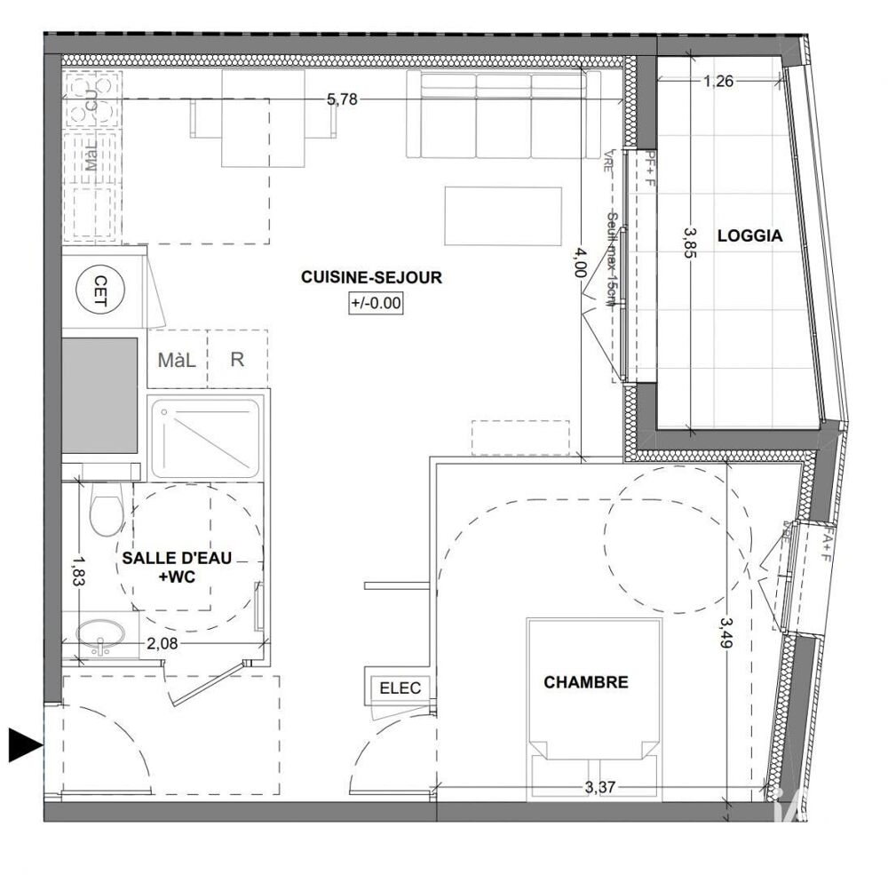 Vente Appartement Vente Appartement 2 pièces Saint-malo