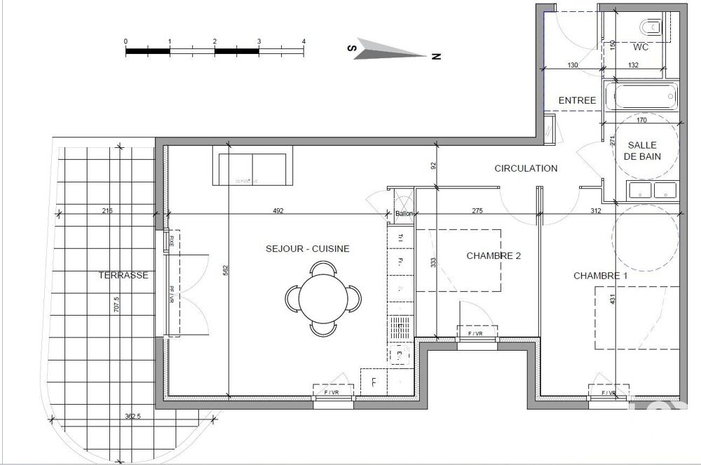 Vente Appartement 3 pièces