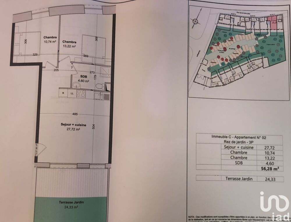 Vente Appartement 3 pièces