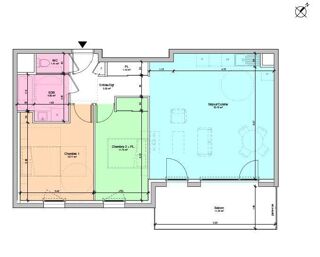  Appartement à vendre 3 pièces 72 m²