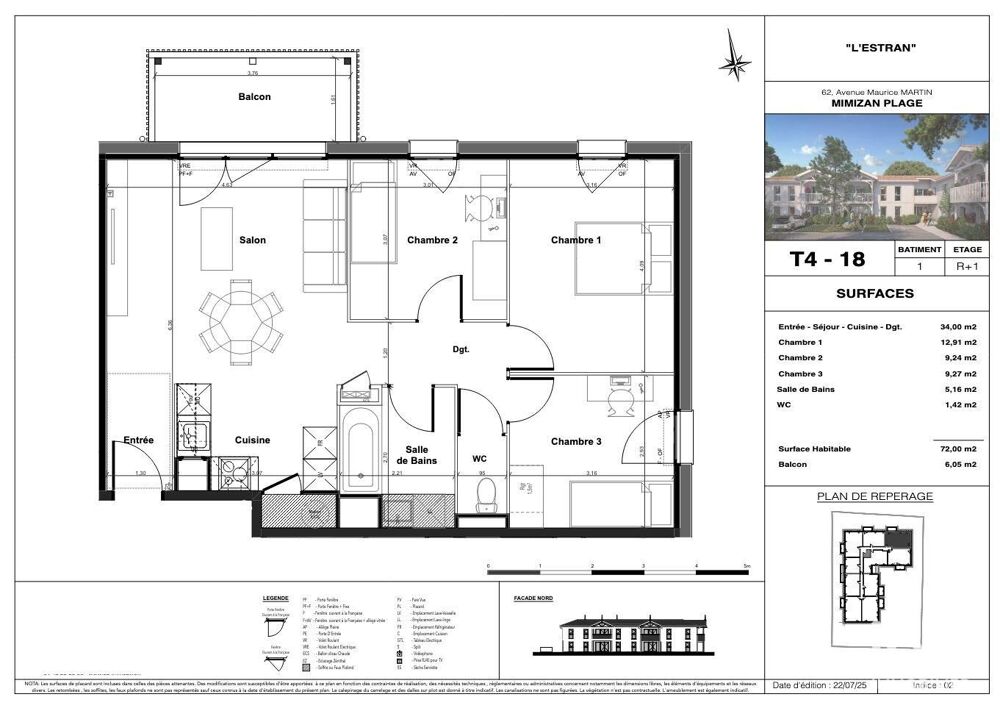 Vente Appartement 4 pièces