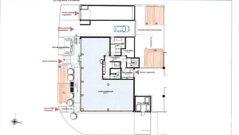 Vente Boutique/Local commercial 194 m&sup2; 600000 51100 Reims